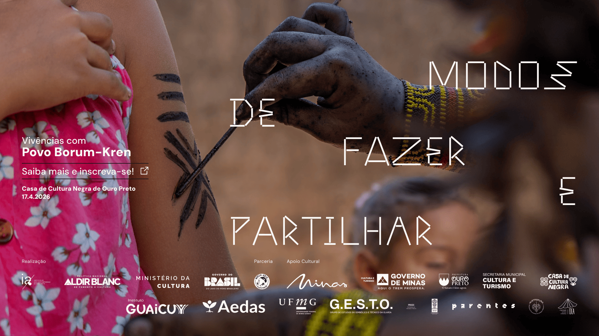 Banner Desktop - Vivência com o povo Borum-Kren